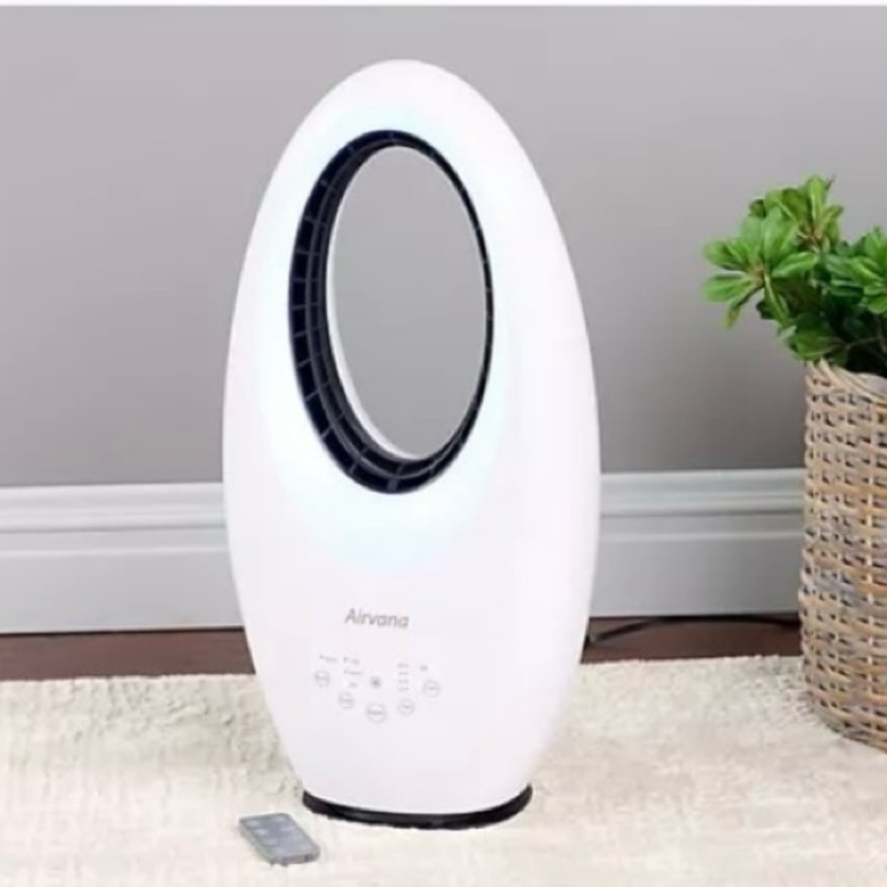 White Bladeless Fan